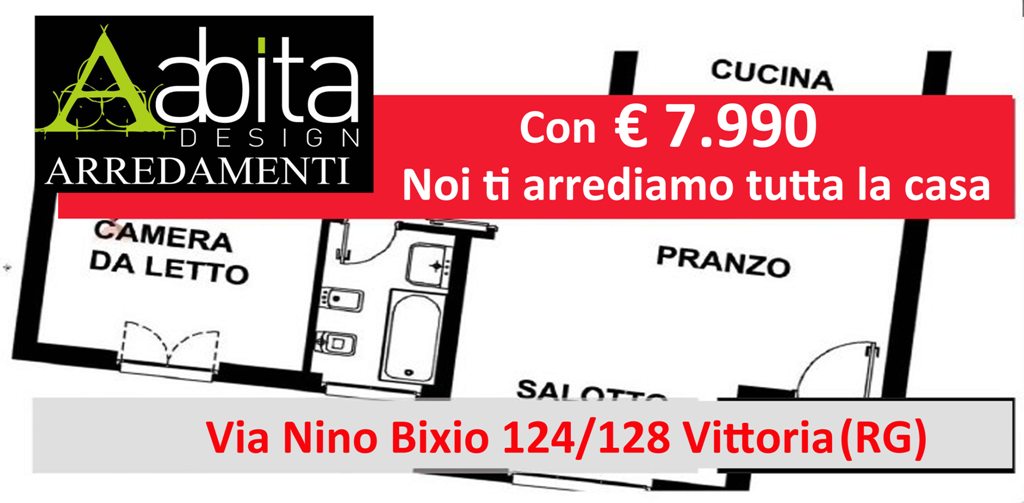 Arredamento completo € 7990,00. Vi piace?